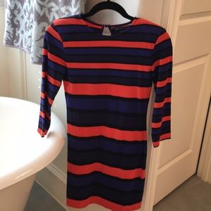 French connection striped dress size 6